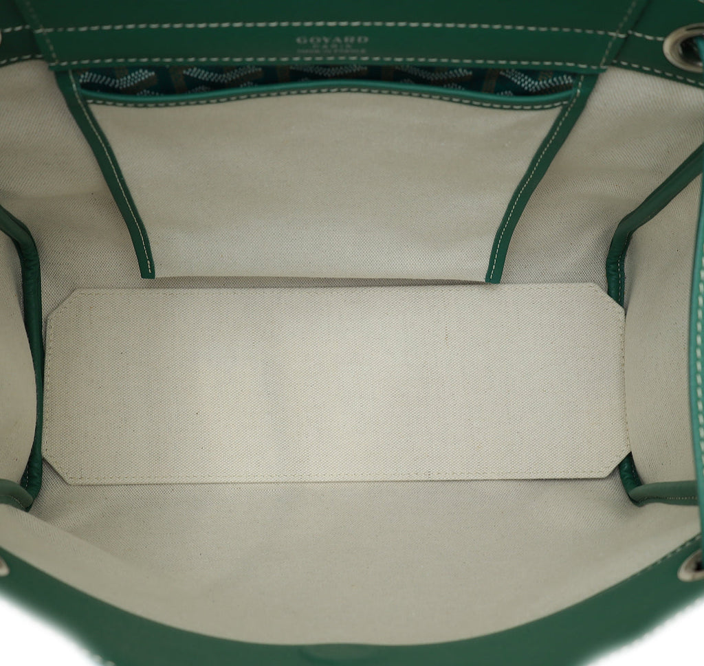 Goyard Green Goyardine Rouette Souple Tote Bag