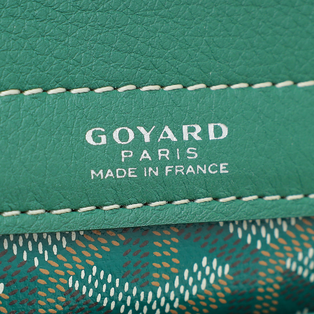 Goyard Green Goyardine Rouette Souple Tote Bag