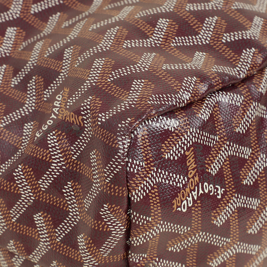 Goyard Burgundy Goyardine Saint Louis PM Bag