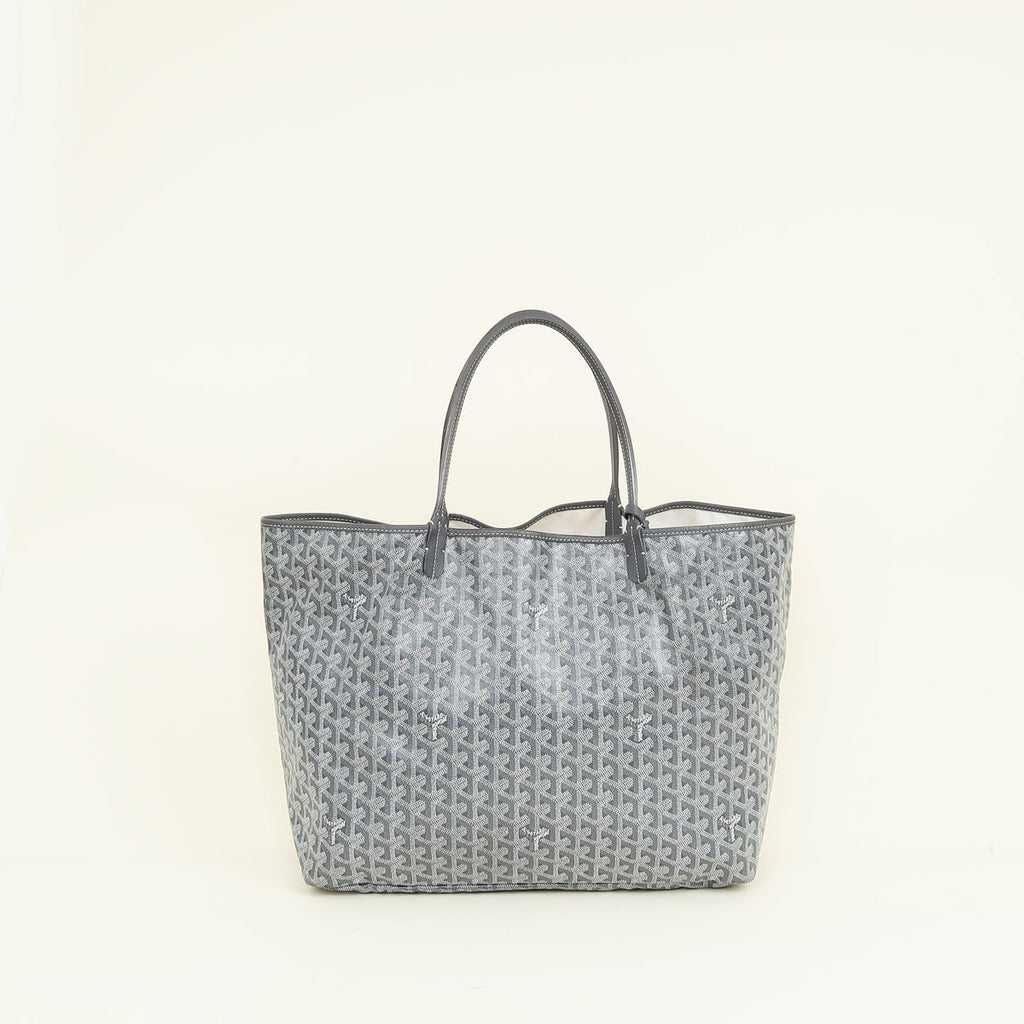 Goyard Gray Goyardine Saint Louis GM Bag