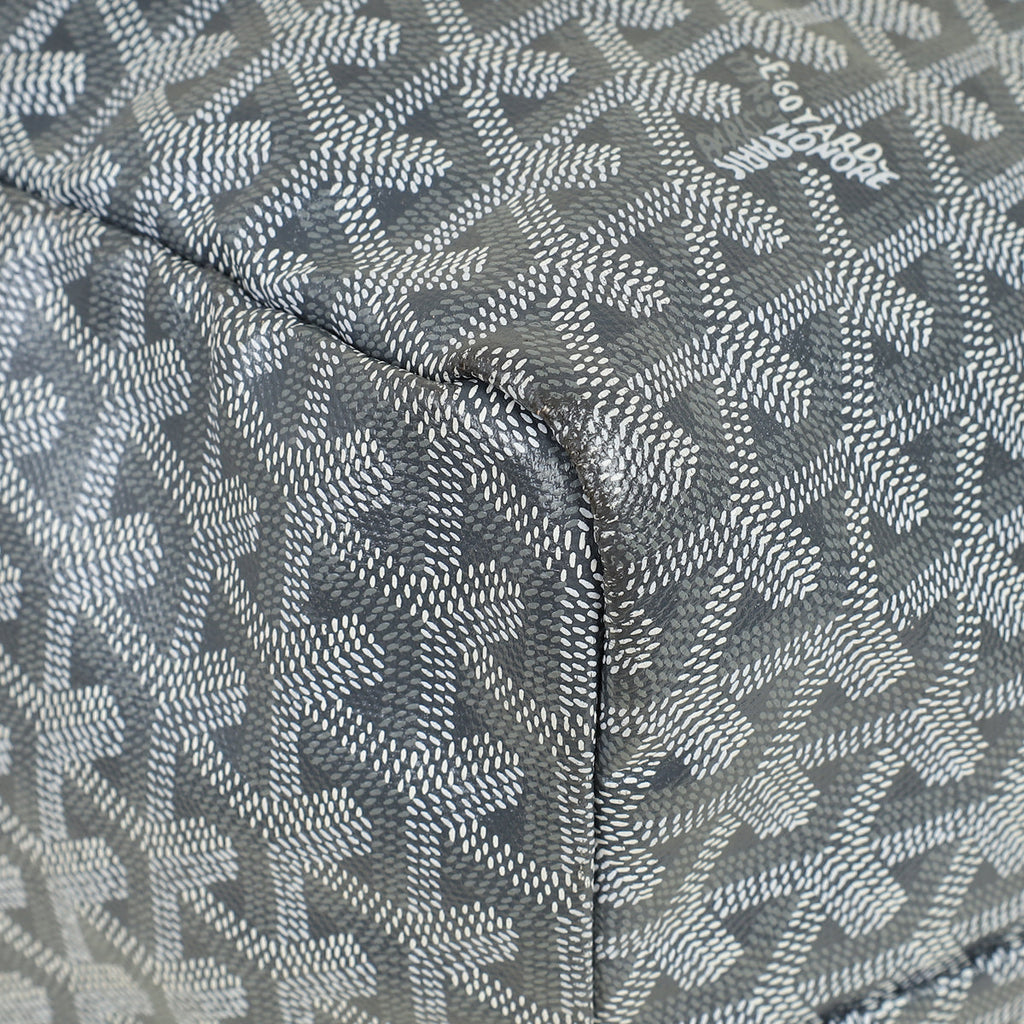Goyard Gray Goyardine Saint Louis GM Bag
