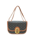 Goyard Brown Goyardine 233 Flap PM Bag