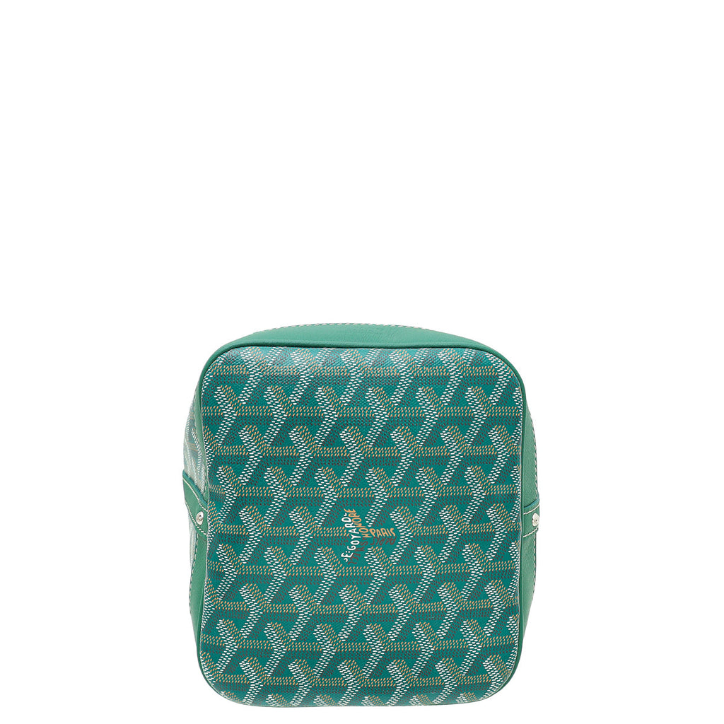Goyard Green Goyardine Petit Flot Bucket Bag