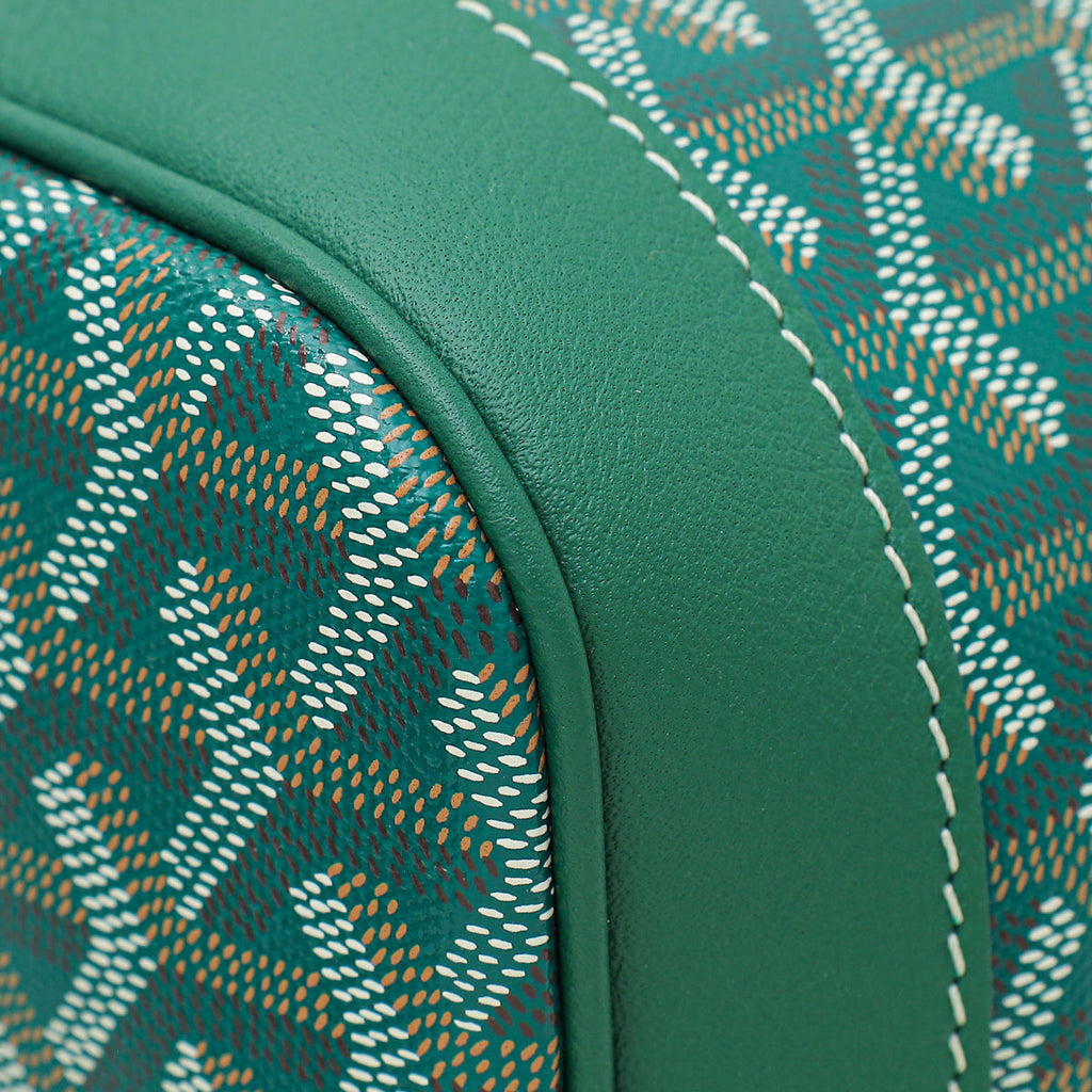 Goyard Green Goyardine Petit Flot Bucket Bag