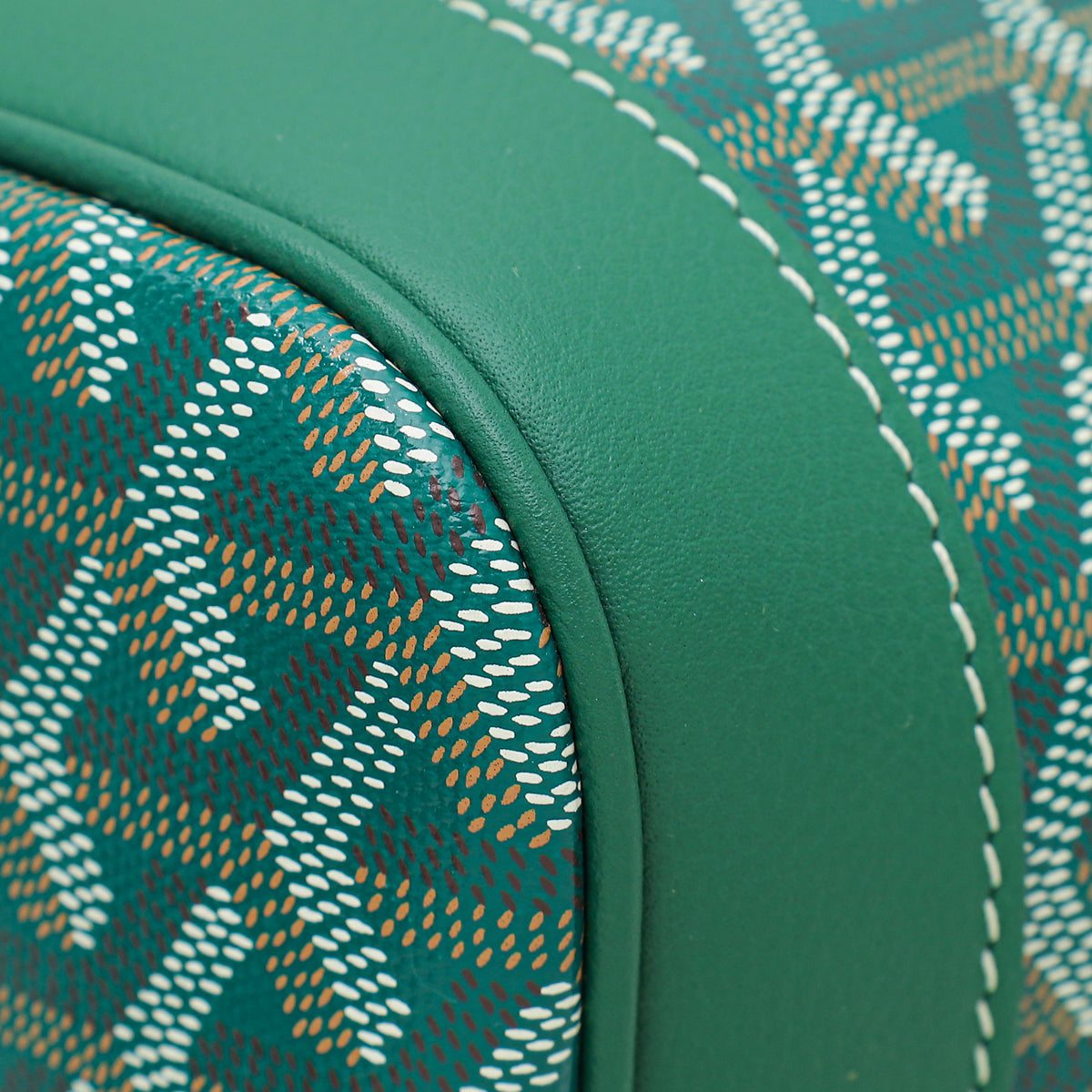 Goyard Green Goyardine Petit Flot Bucket Bag