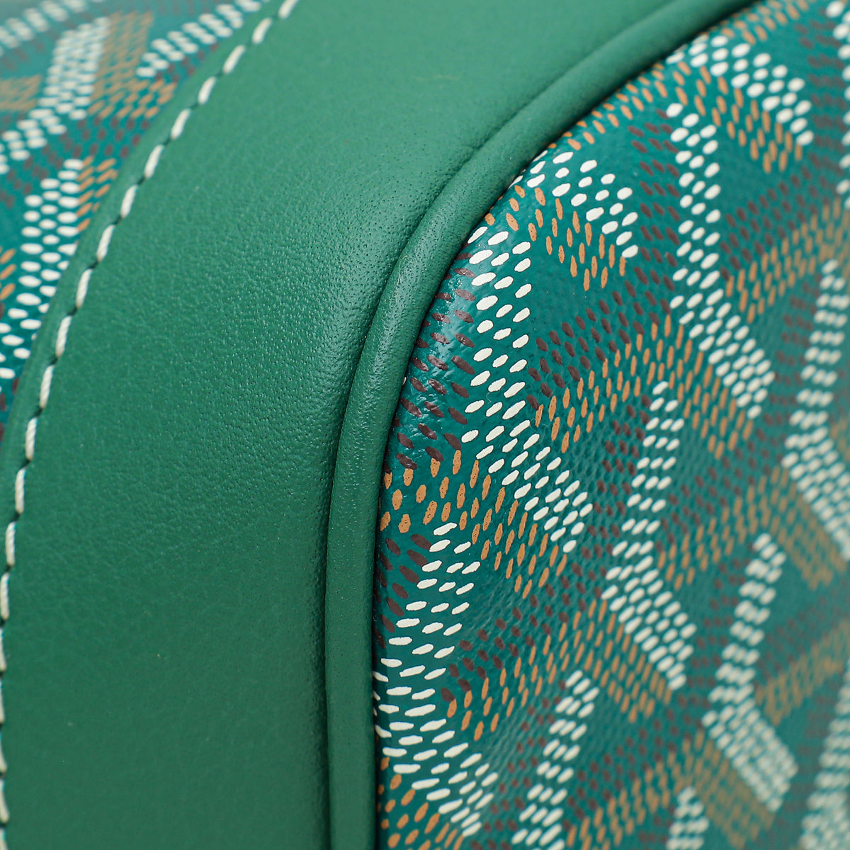 Goyard Green Goyardine Petit Flot Bucket Bag