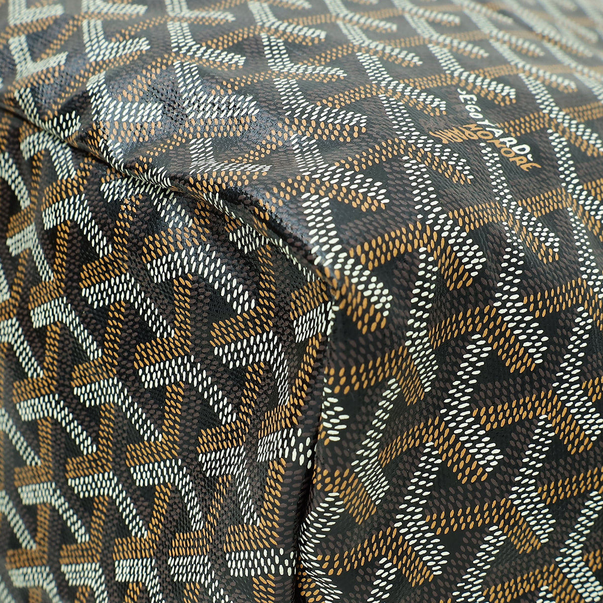 Goyard Black Goyardine Saint Louis GM Bag