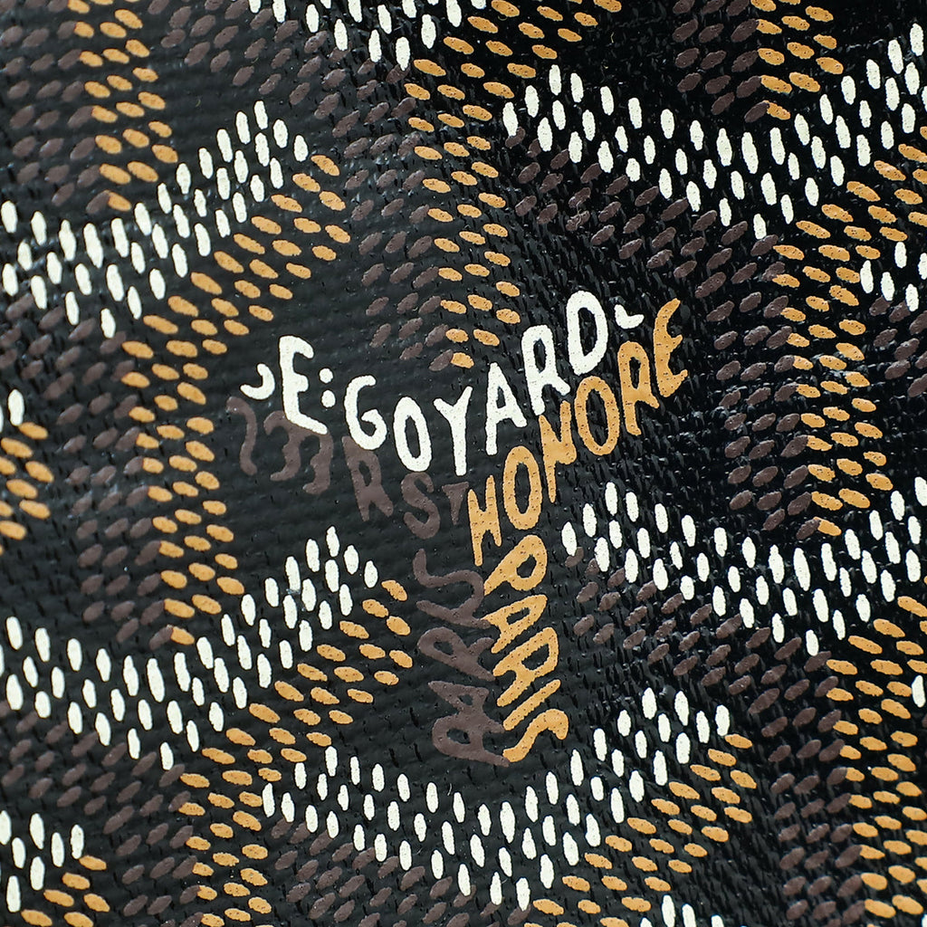 Goyard Black Goyardine Saint Louis GM Bag