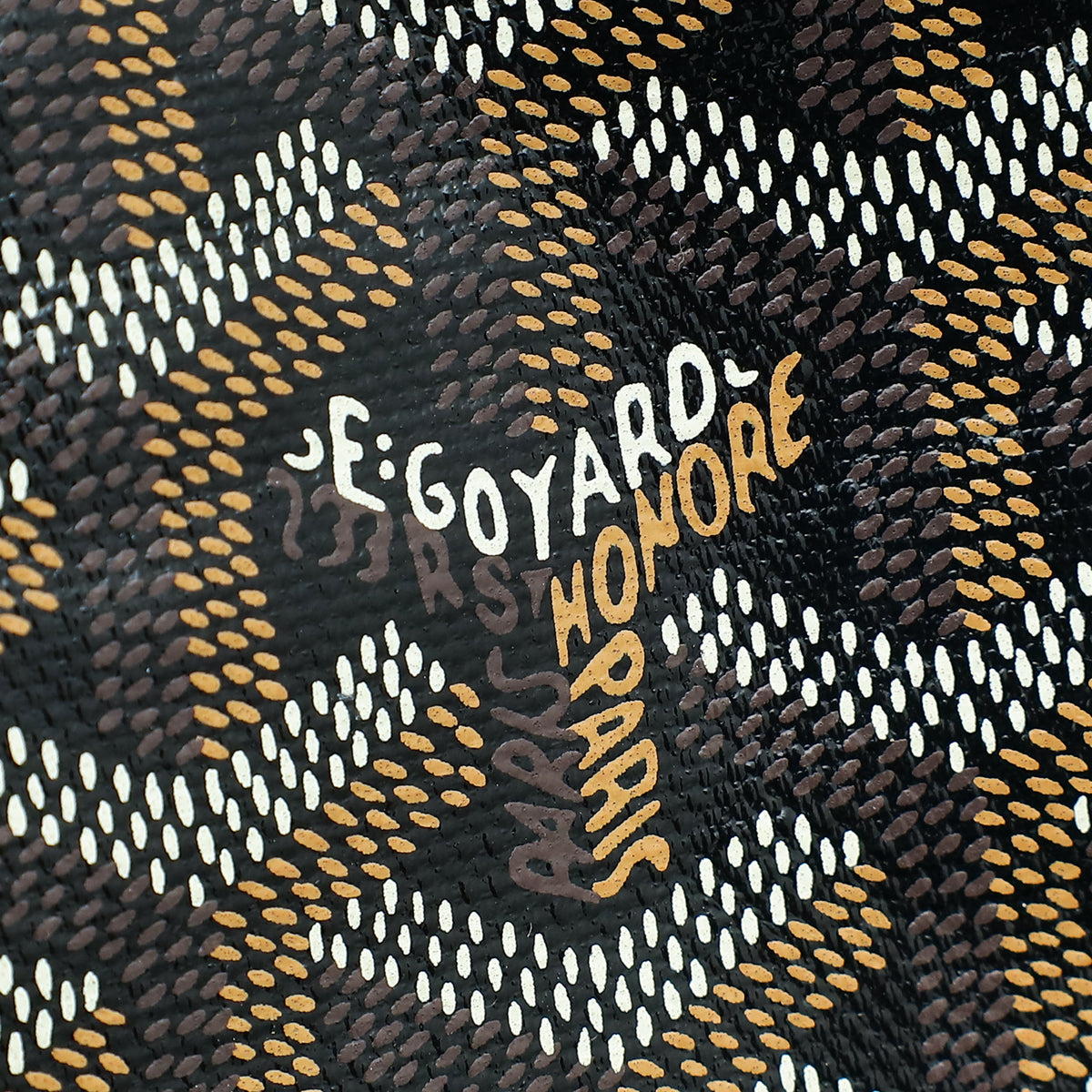 Goyard Black Goyardine Saint Louis GM Bag