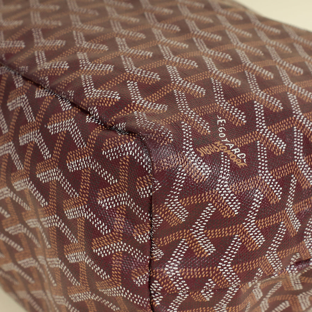 Goyard Burgundy Goyardine Saint Louis PM Bag