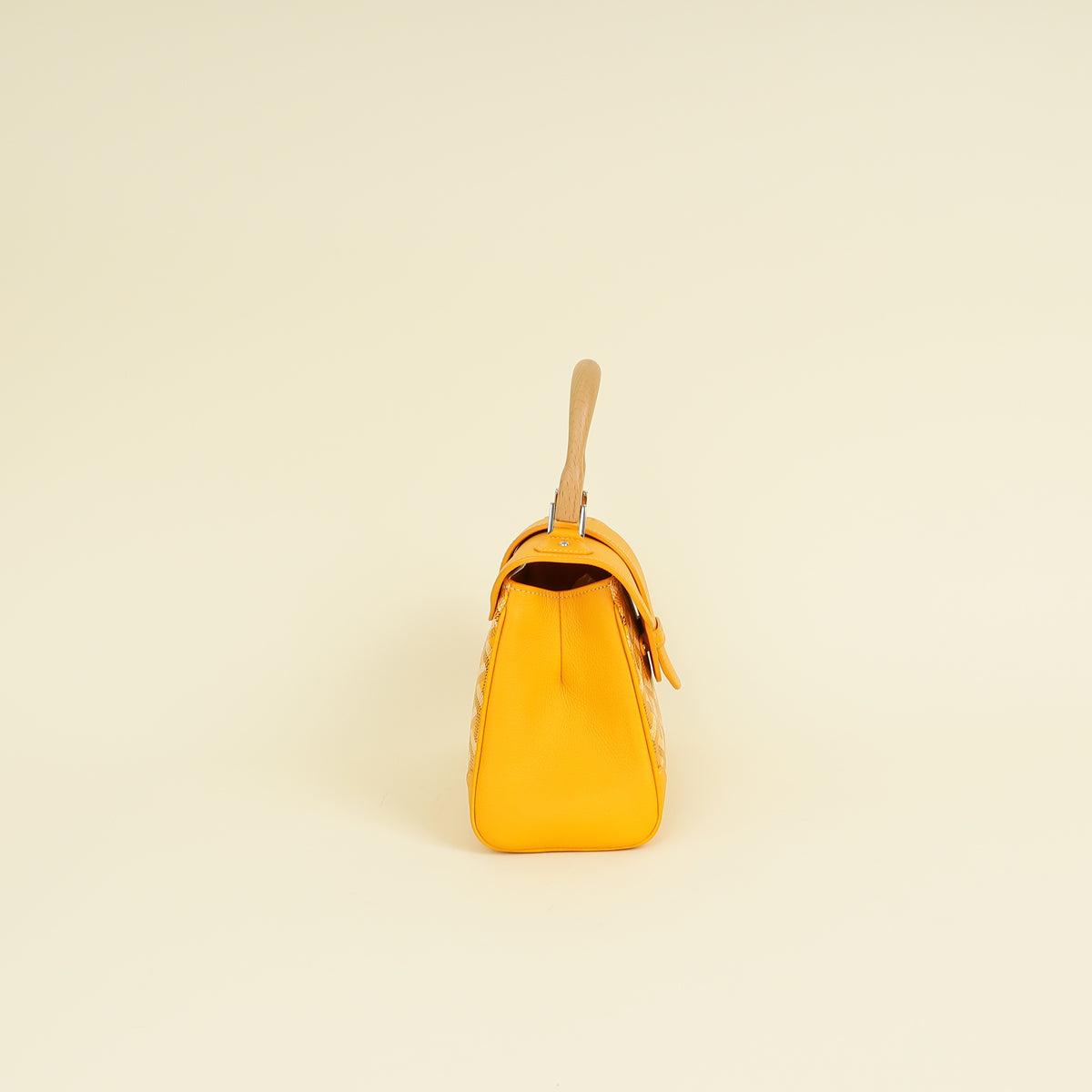 Goyard Yellow Goyardine Saigon Mini Souple Bag