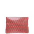 Goyard Red Goyardine Senat GM Pouch