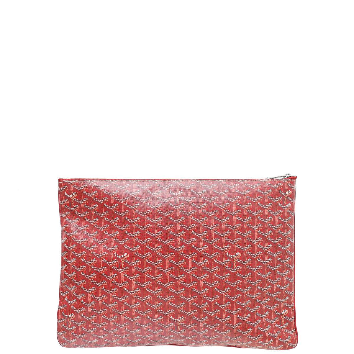 Goyard Red Goyardine Senat GM Pouch