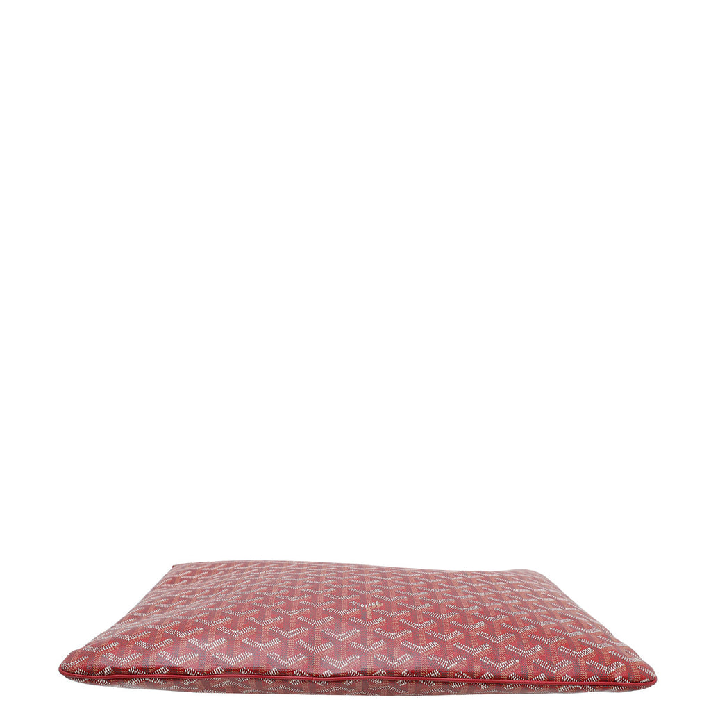 Goyard Red Goyardine Senat GM Pouch