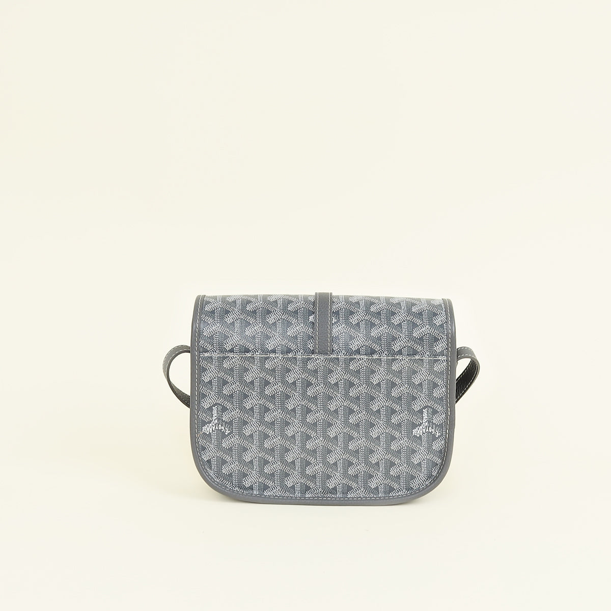 Goyard Grey Goyardine Belvedere PM Messenger Bag