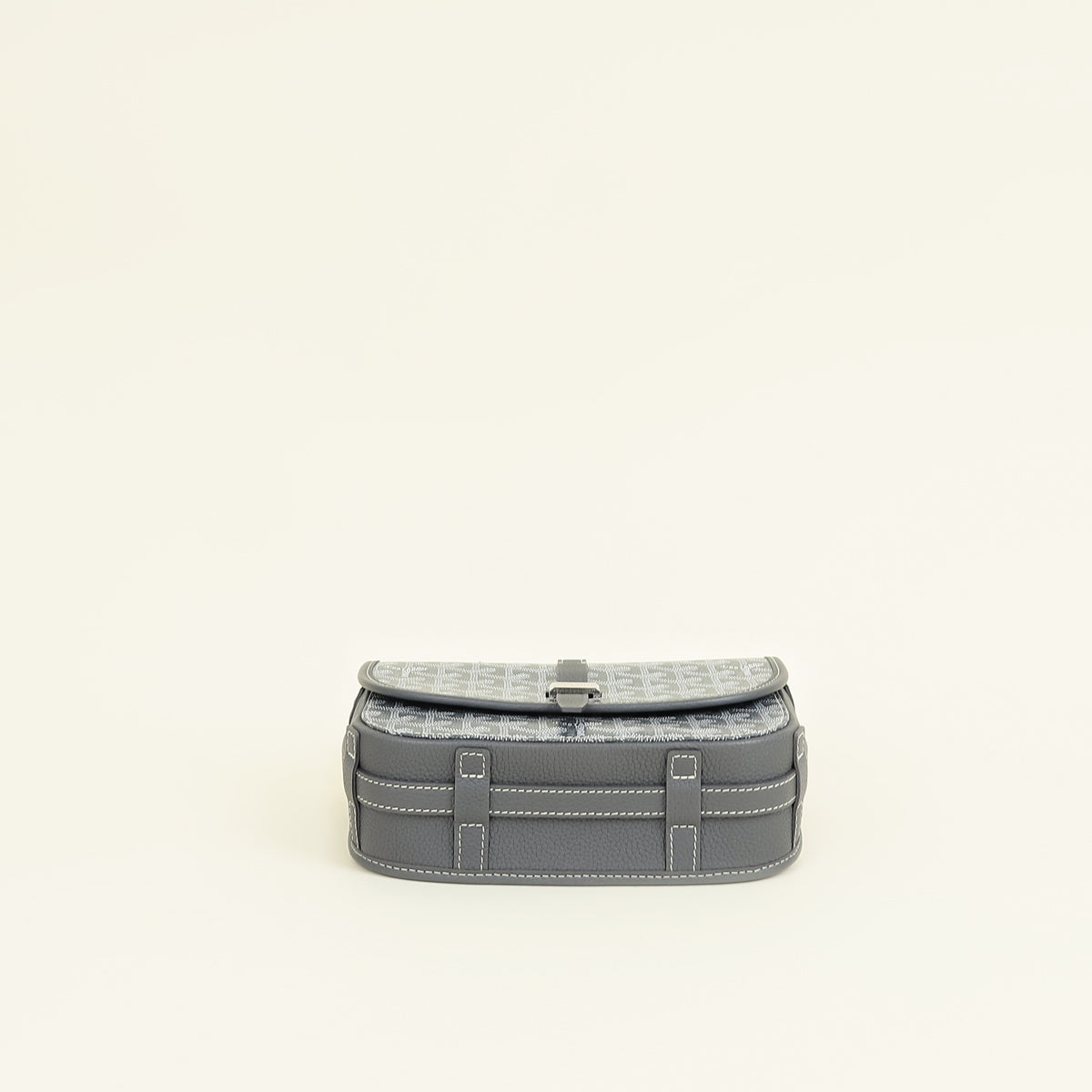 Goyard Grey Goyardine Belvedere PM Messenger Bag