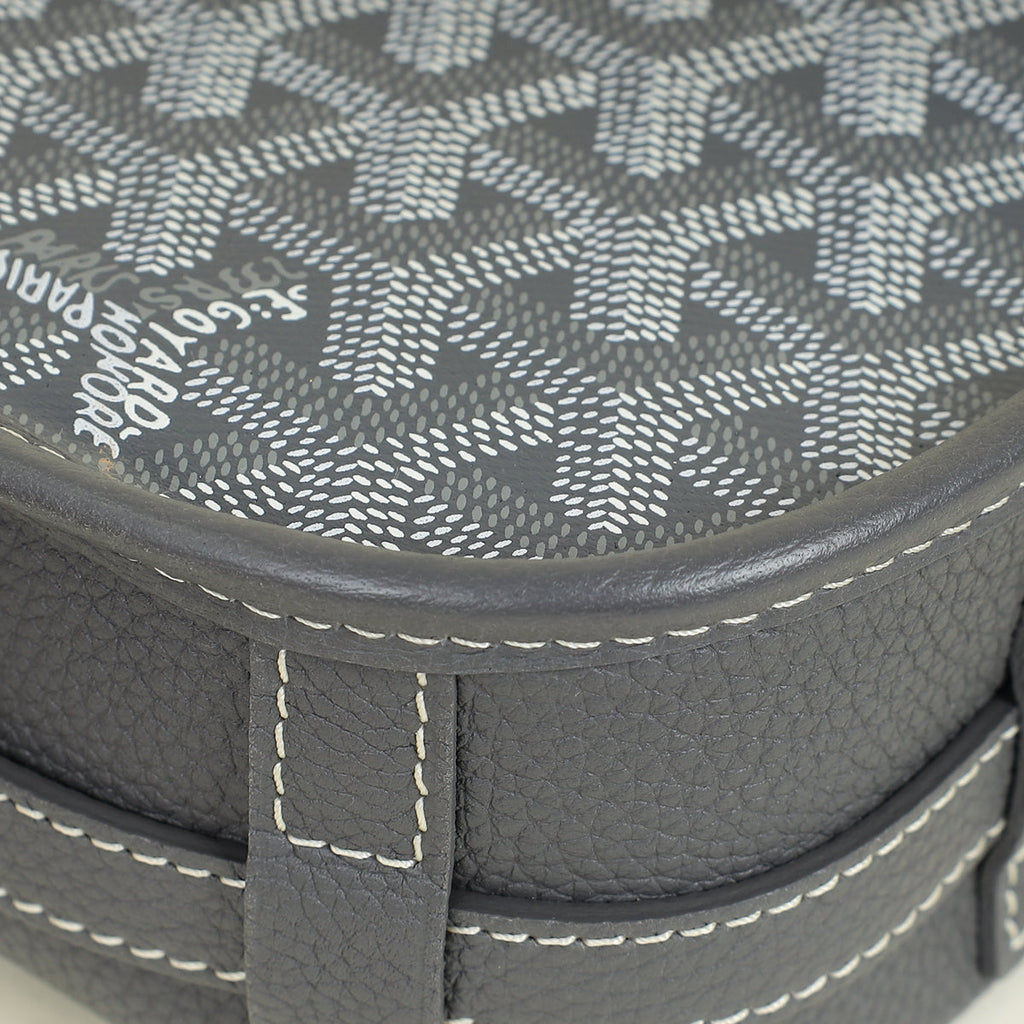 Goyard Grey Goyardine Belvedere PM Messenger Bag