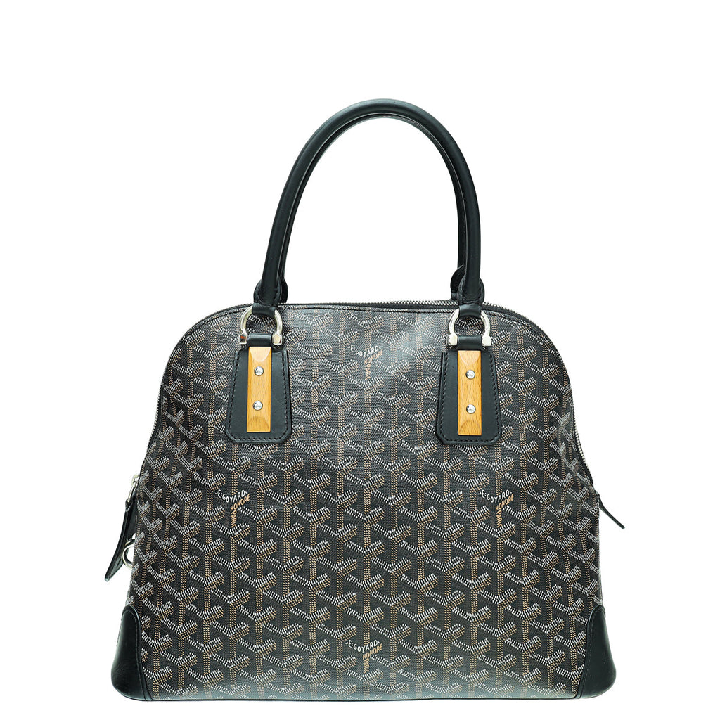 Goyard Black Goyardine Vendome PM Bag