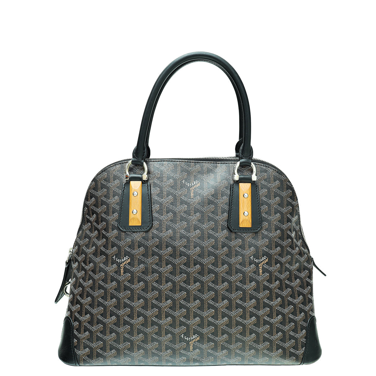 Goyard Black Goyardine Vendome PM Bag