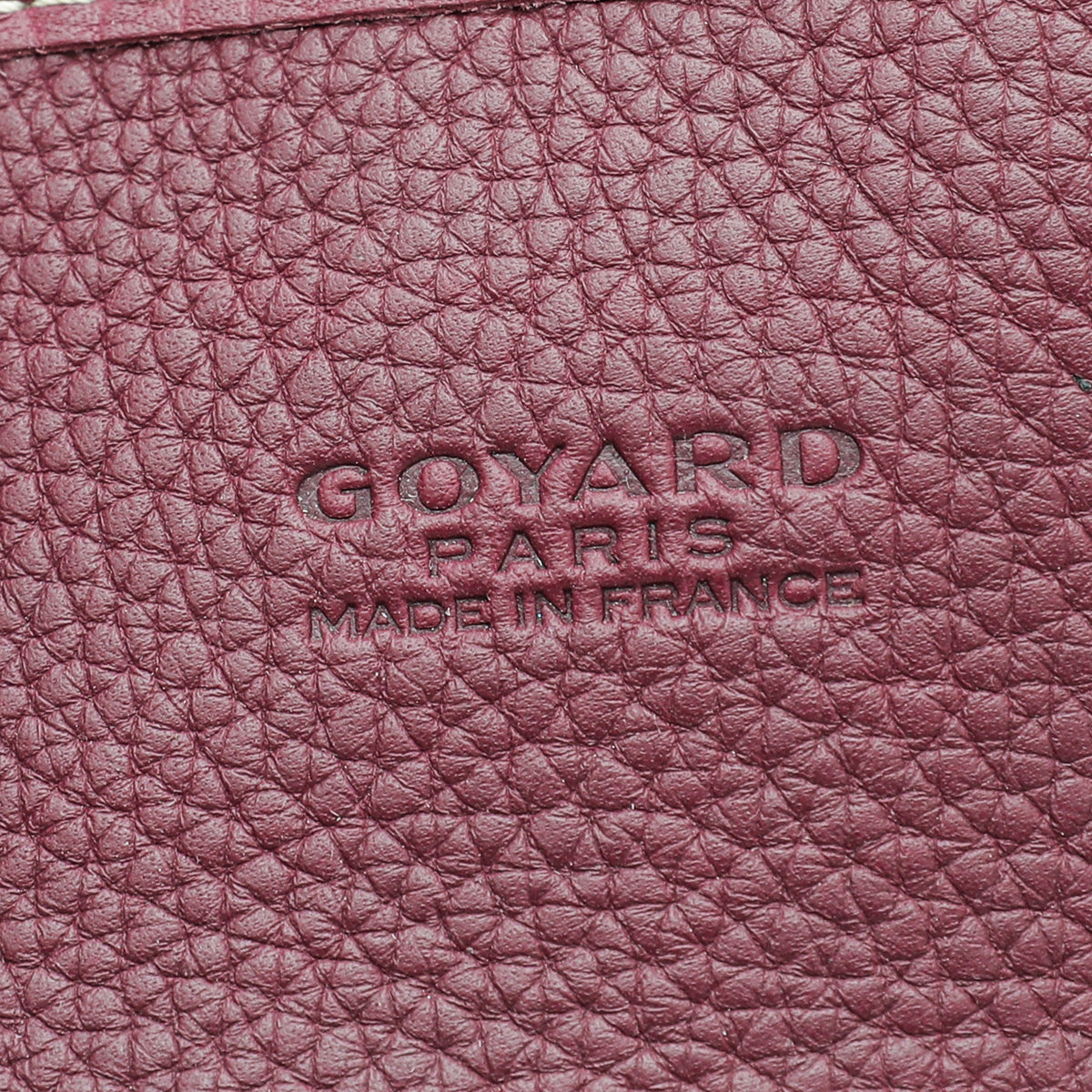 Goyard Burgundy Goyardine Hardy PM Bag