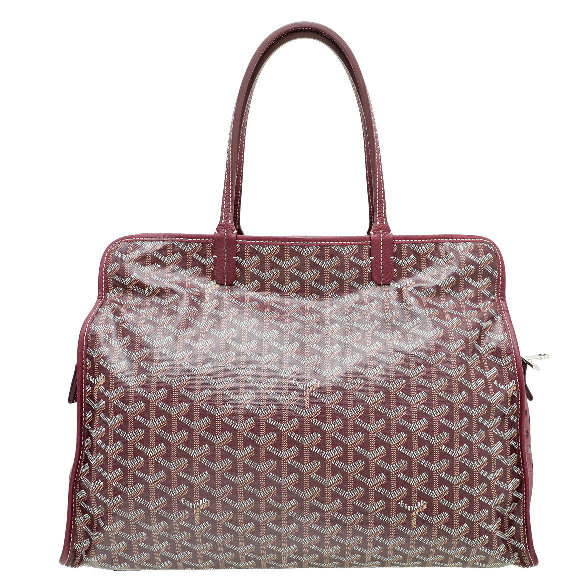 Goyard Burgundy Goyardine Hardy PM Bag
