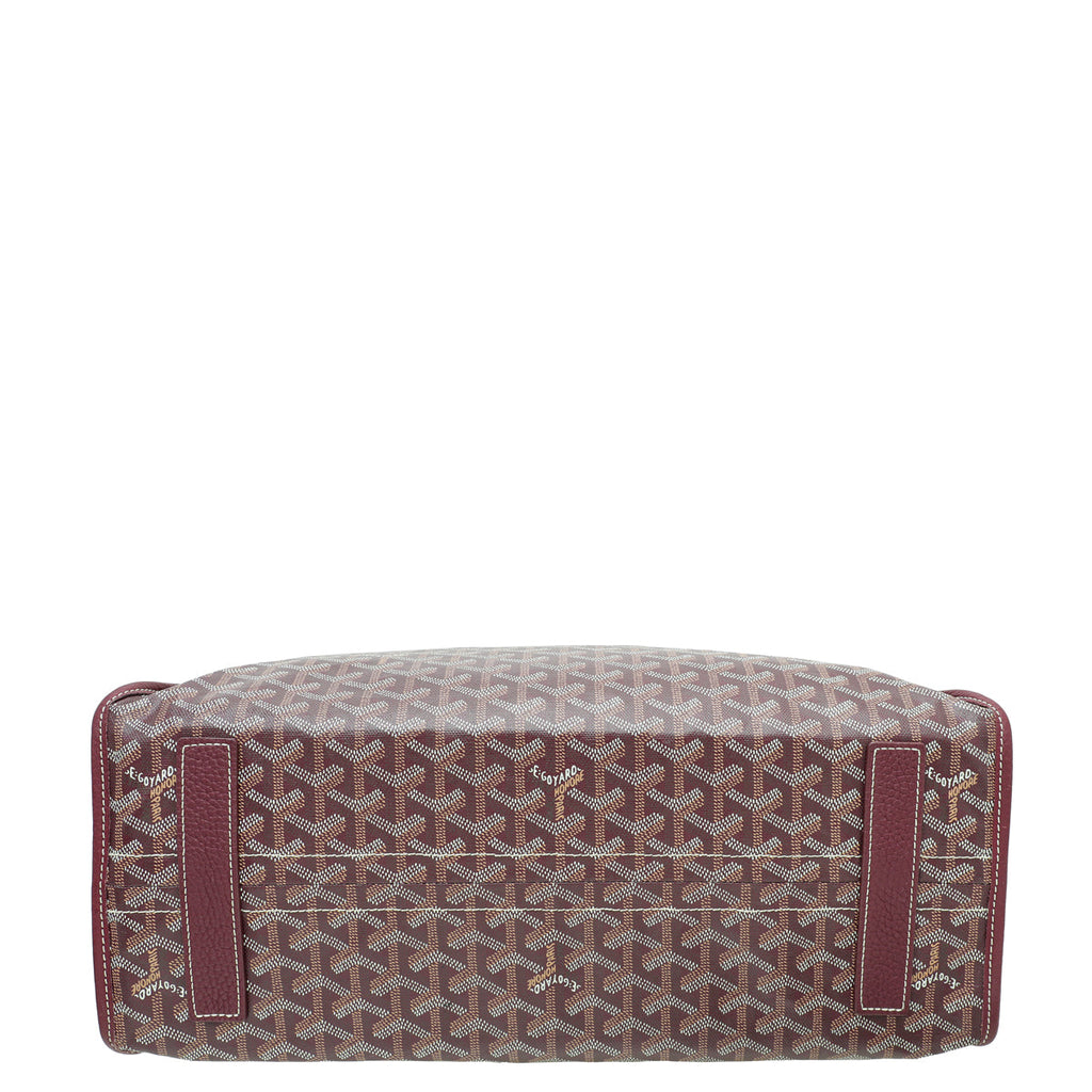 Goyard Burgundy Goyardine Hardy PM Bag