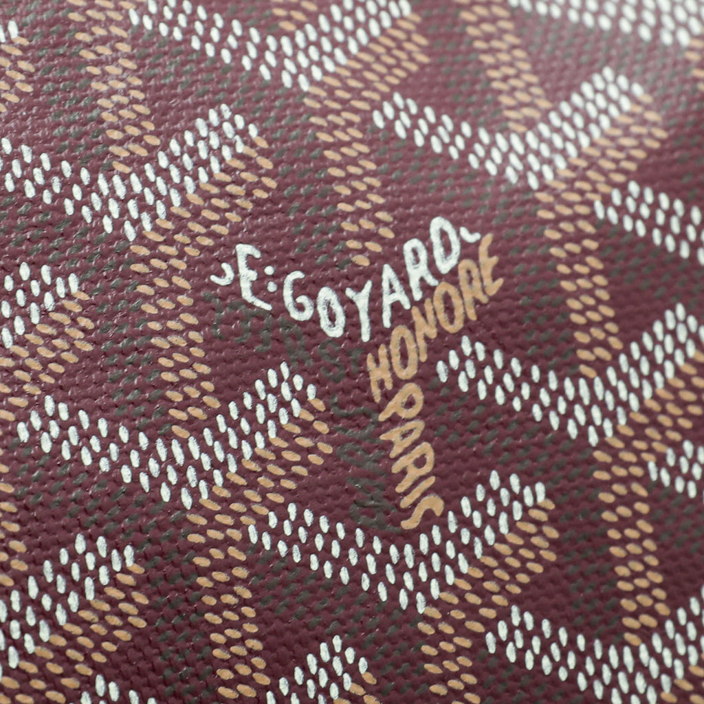 Goyard Burgundy Goyardine Hardy PM Bag