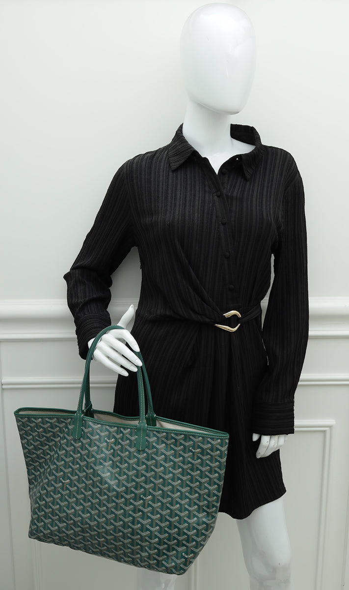 Goyard Green Goyardine Saint Louis PM Bag
