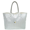 Goyard Metallic Silver Goyardine Saint Louis PM Bag
