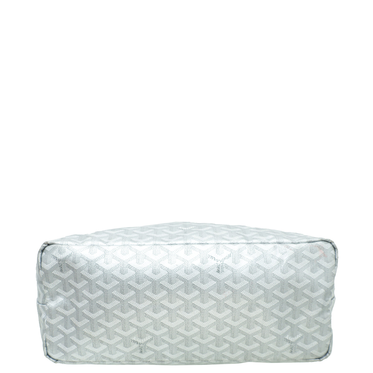 Goyard Metallic Silver Goyardine Saint Louis PM Bag