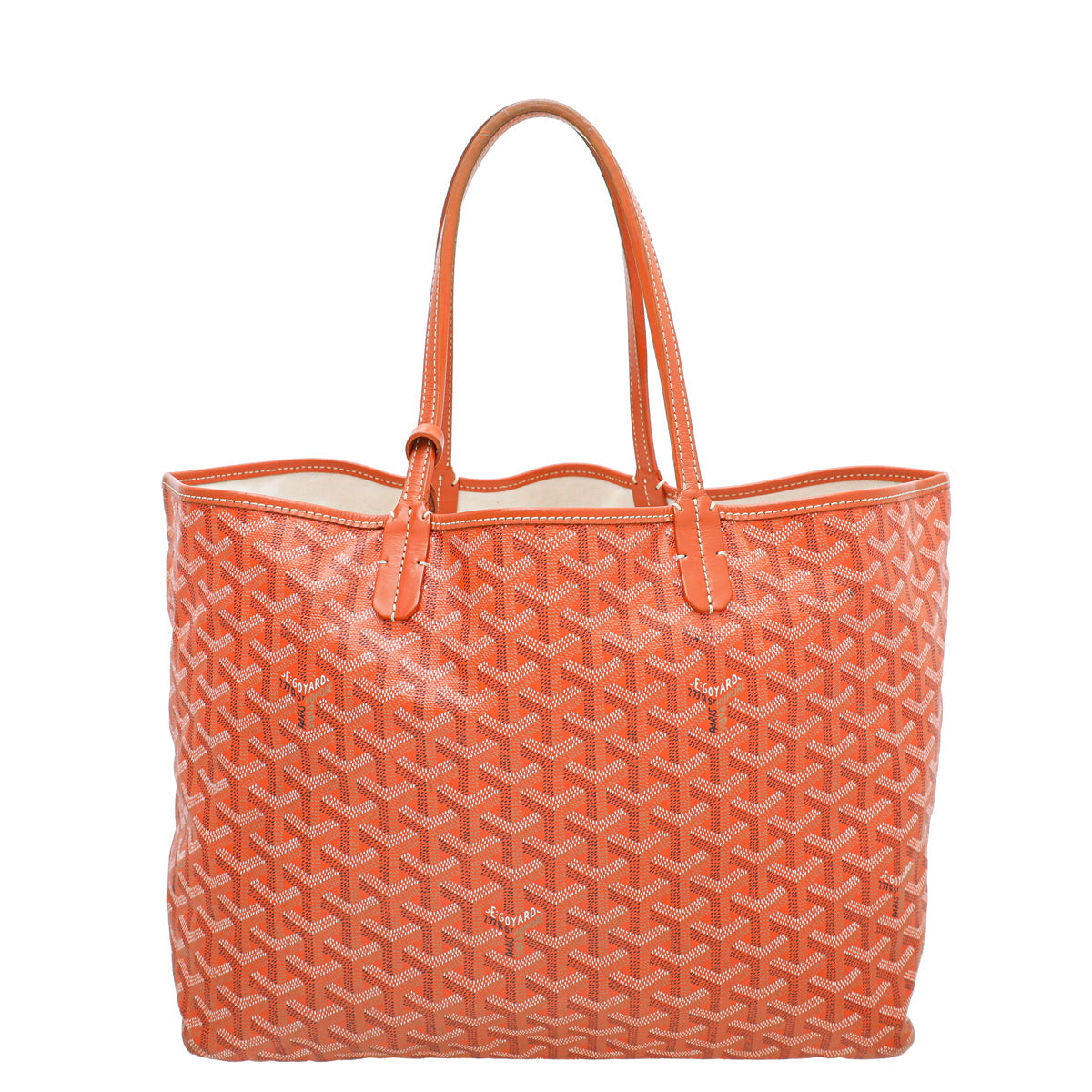 Goyard Orange Goyardine Saint Louis PM Bag