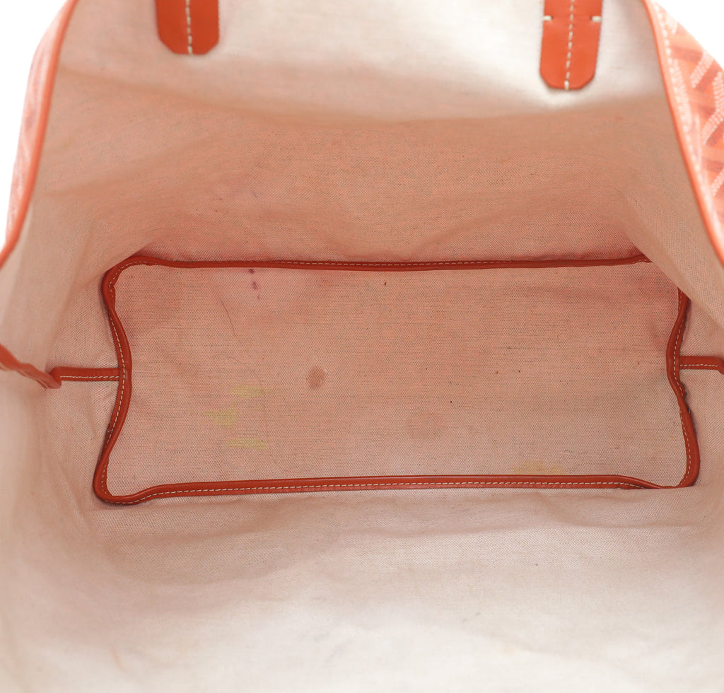 Goyard Orange Goyardine Saint Louis PM Bag