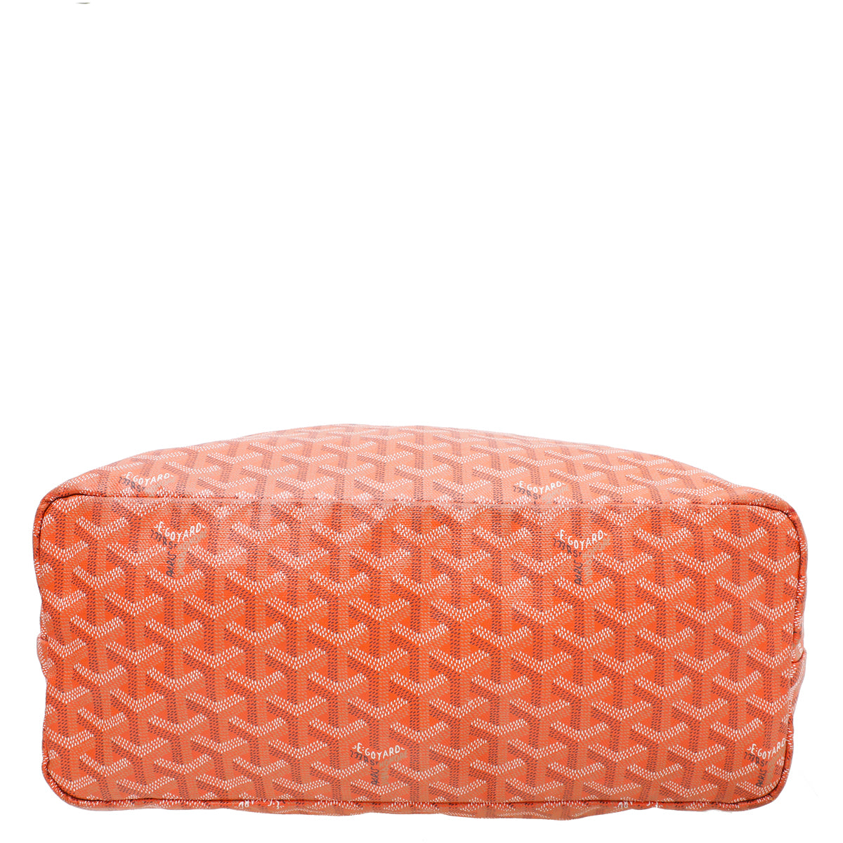 Goyard Orange Goyardine Saint Louis PM Bag
