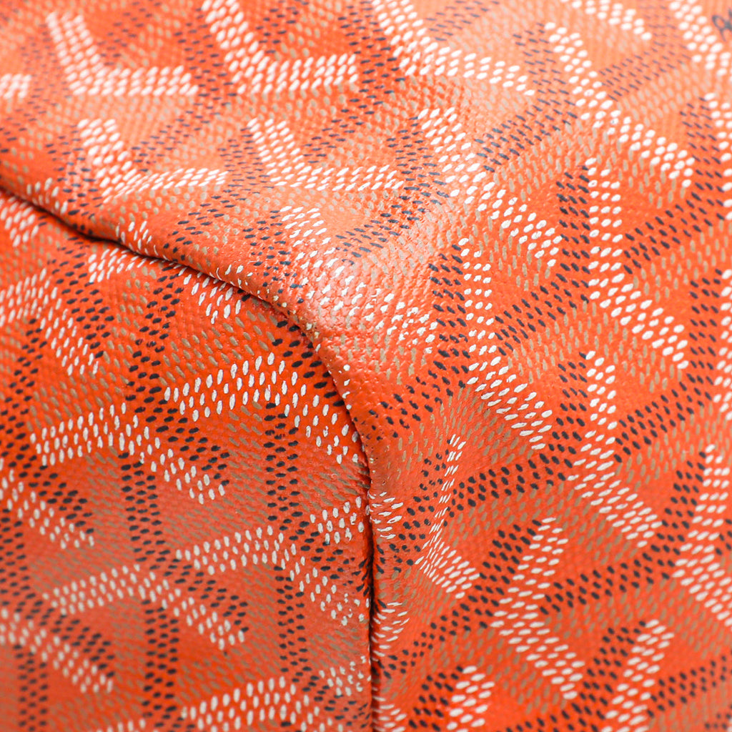 Goyard Orange Goyardine Saint Louis PM Bag