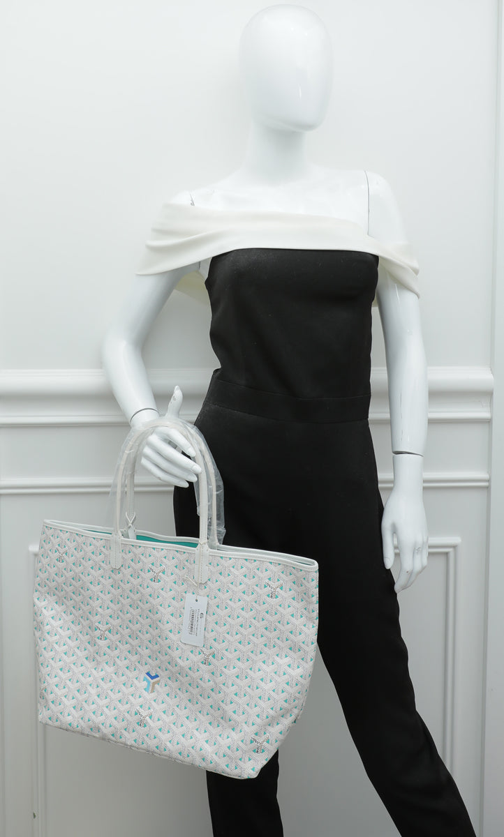 Goyard Bicolor Goyardine Claire Voie Saint Louis PM Bag