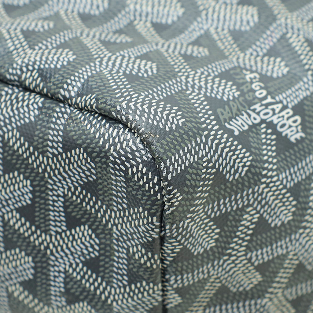 Goyard Grey Goyardine Saint Louis PM Bag