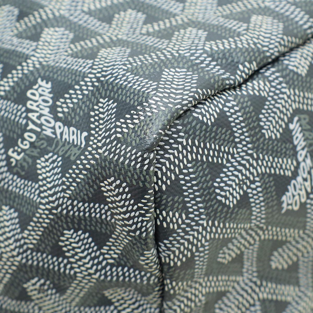Goyard Grey Goyardine Saint Louis PM Bag