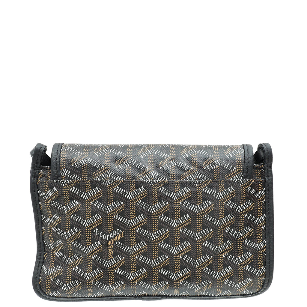 Goyard Black Goyardine Plumet Pocket Wallet Clutch