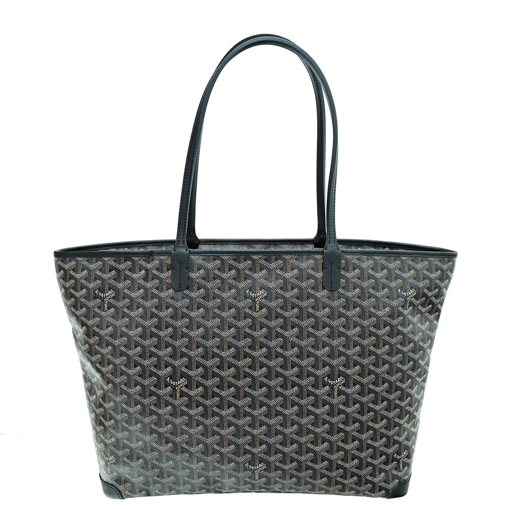 Goyard Black Goyardine Artois MM Bag