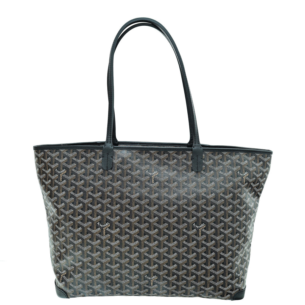 Goyard Black Goyardine Artois MM Bag