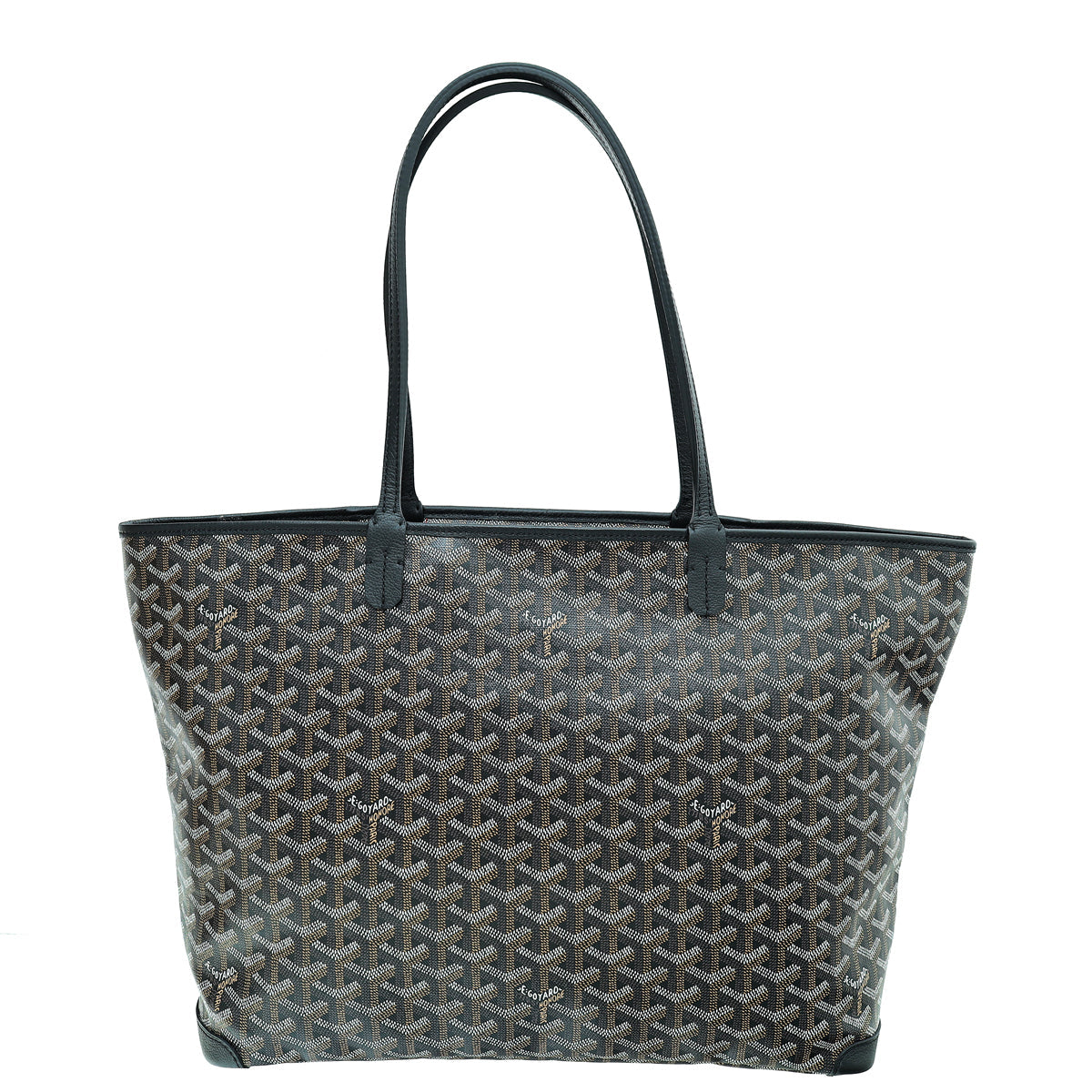 Goyard Black Goyardine Artois MM Bag