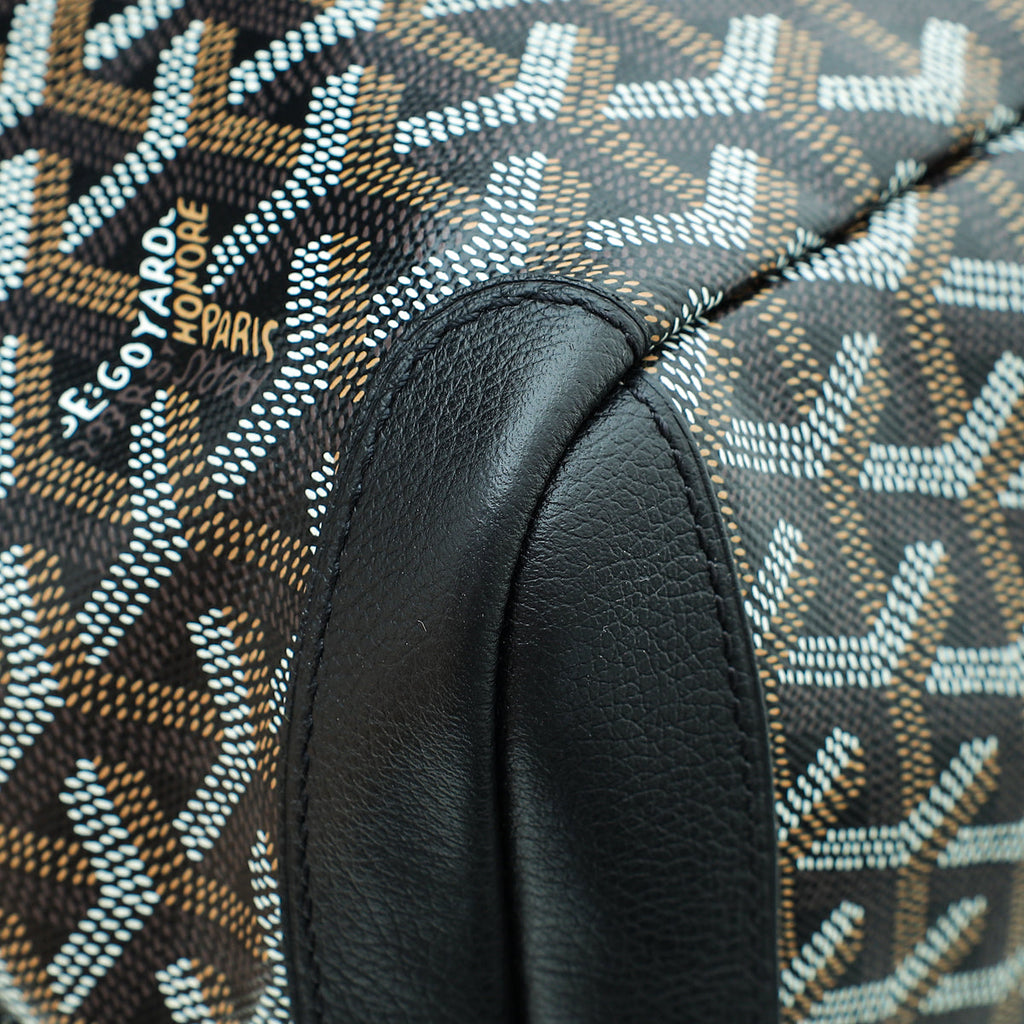 Goyard Black Goyardine Artois MM Bag