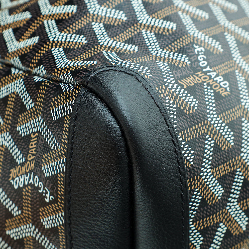 Goyard Black Goyardine Artois MM Bag