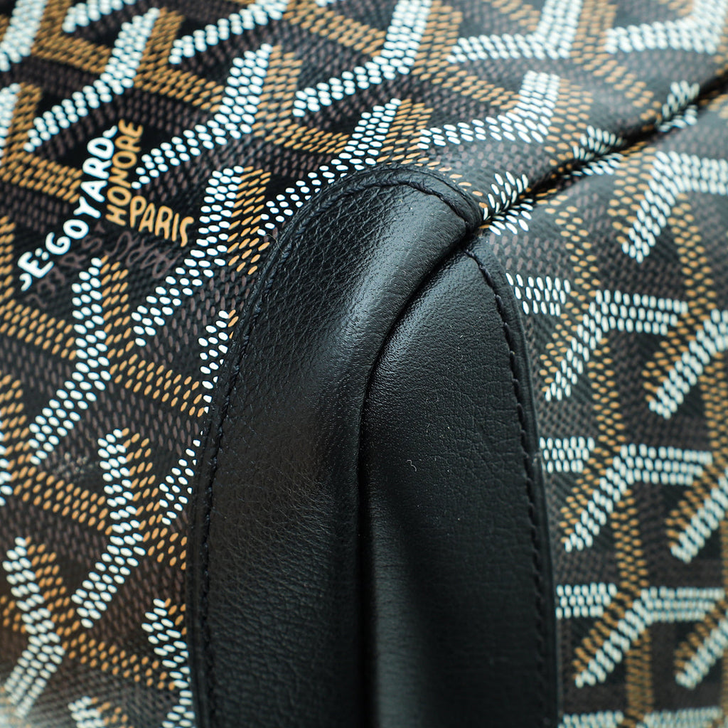 Goyard Black Goyardine Artois MM Bag