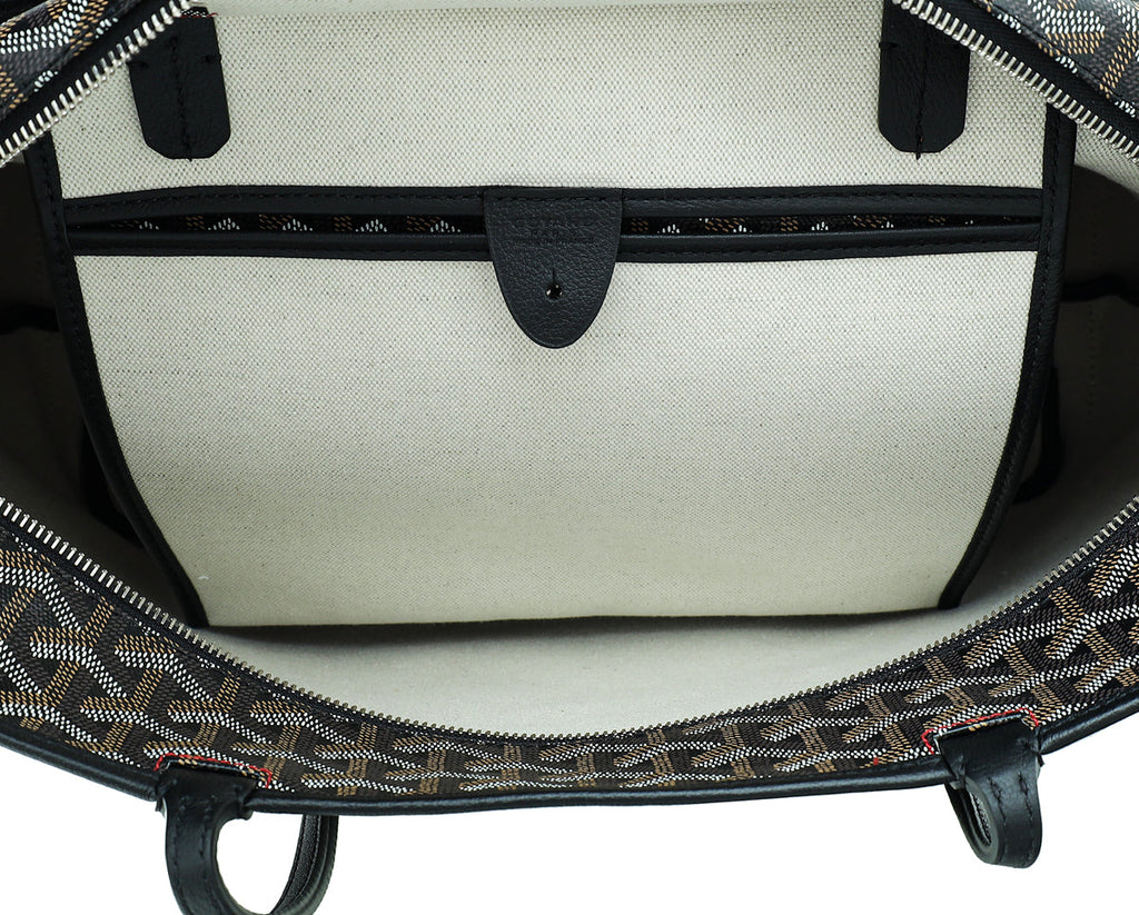 Goyard Black Goyardine Artois MM Bag