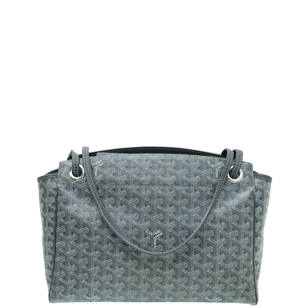Goyard Grey Goyardine Rouette Souple Tote PM Bag