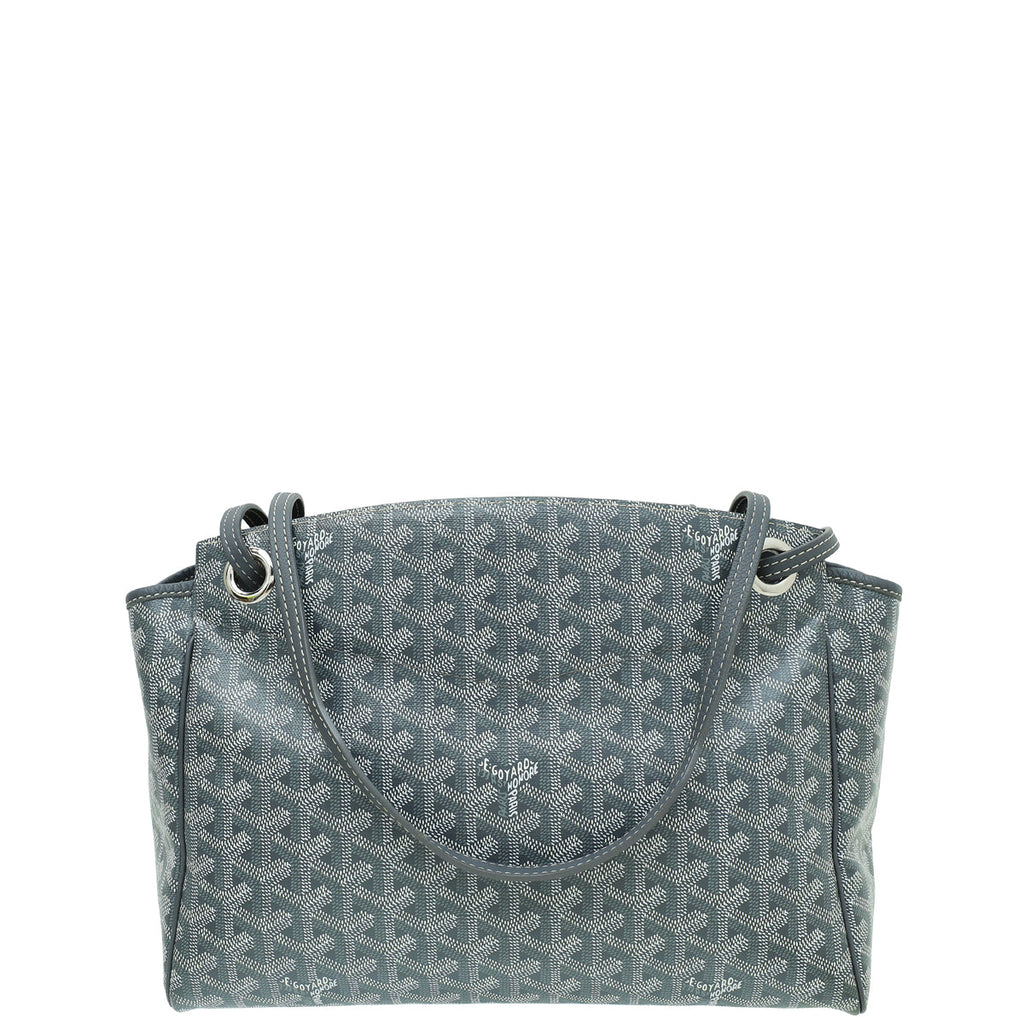 Goyard Grey Goyardine Rouette Souple Tote PM Bag