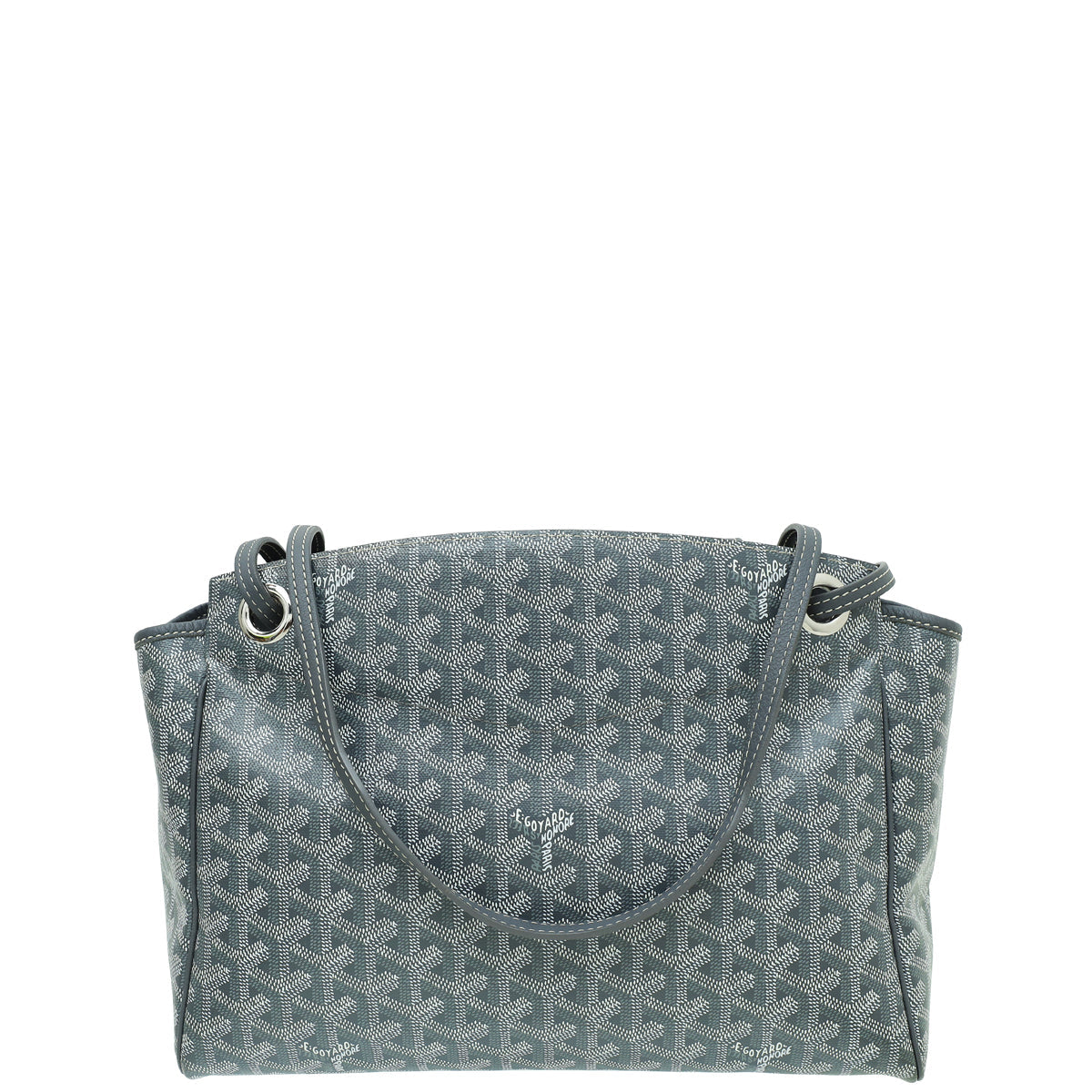 Goyard Grey Goyardine Rouette Souple Tote PM Bag