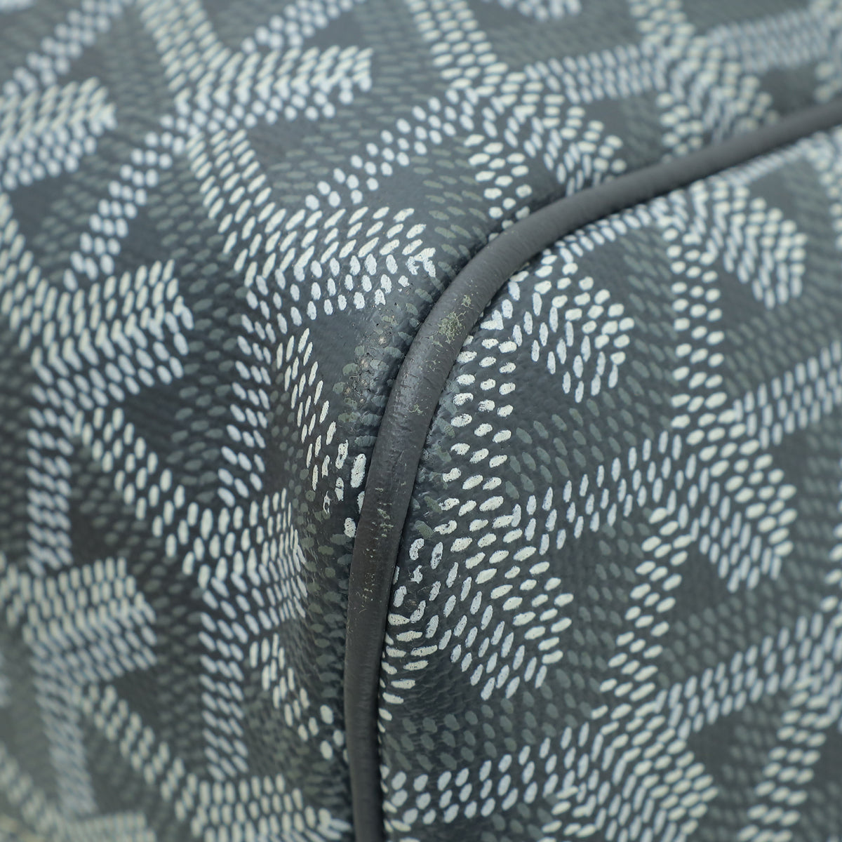 Goyard Grey Goyardine Rouette Souple Tote PM Bag