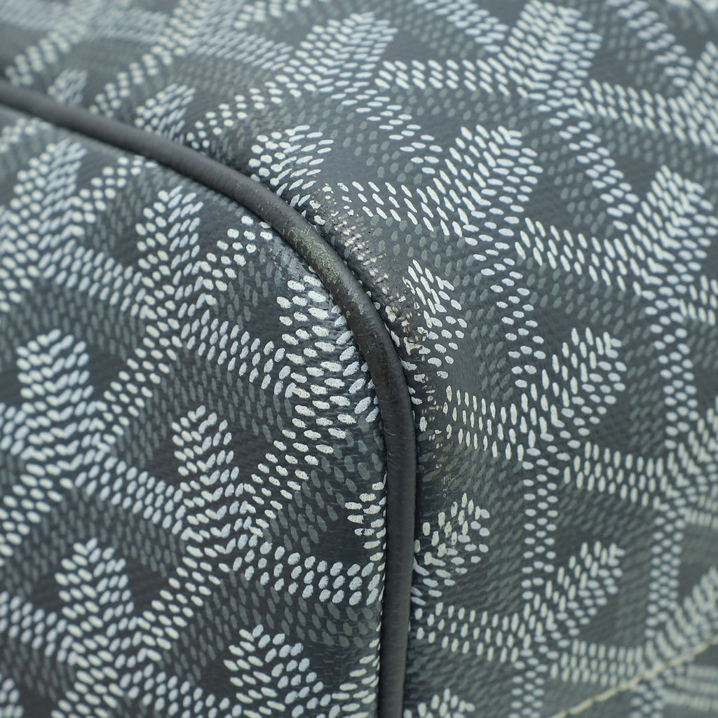 Goyard Grey Goyardine Rouette Souple Tote PM Bag